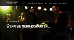 Desktop Screenshot of one-night-band.de